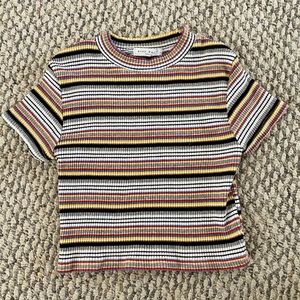 NEW Striped Crop Top